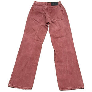 BDG Urban Outfitters Women's Jeans Size 24 Red Wash High Rise Front Seam Straigh